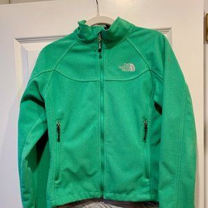 Northface Kelly Green Fleece Jacket